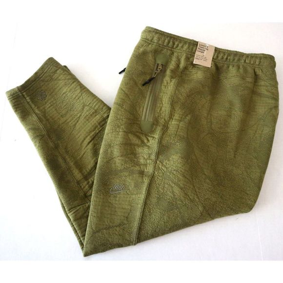 Nike DX8048 378 Men's Sz 2XL Green Therma-Fit ADV Tech-Pack Fleece Pants $145 - Picture 7 of 9